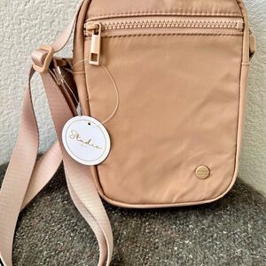 Studio NYC Beige Small Crossbody Bag Unisex Neutral Capsule Minimalist Timeless